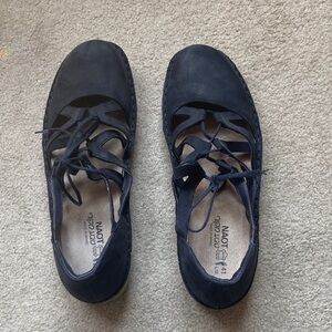 Naot Women's Navy Lace-Up Flats